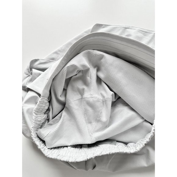 ATHLETA Stellar Fog Grey EuroLuxe Power Mesh Lined Golf Skort Shorts, Size S - Picture 12 of 16